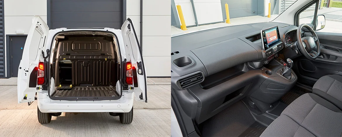 Citroen Berlingo interior and load space