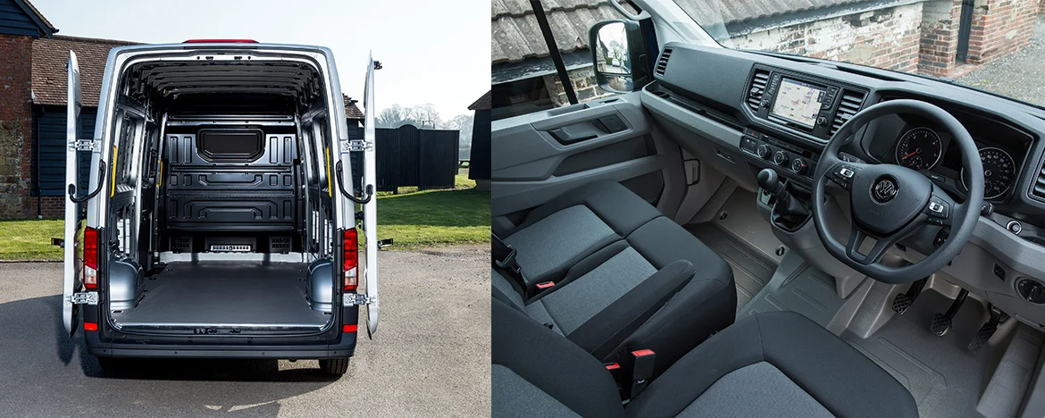 Volkswagen Crafter interior and load space