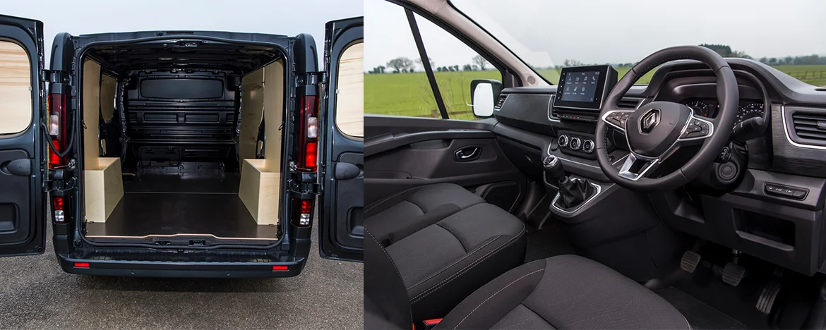 Renault Trafic interior and load space