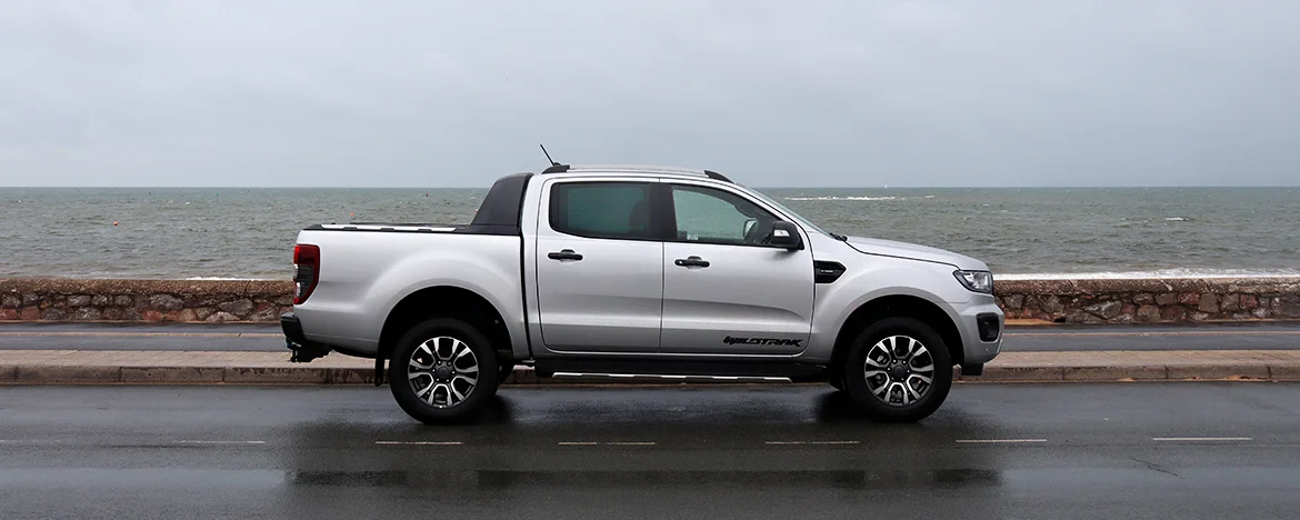 Ford Ranger at the beach