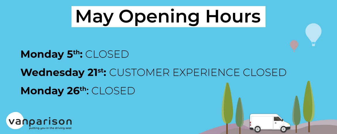 May bank holiday hours