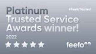 Feefo platinum rated service